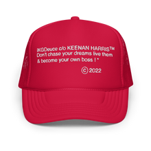 Load image into Gallery viewer, Embroidered Statement (Trucker Hat)