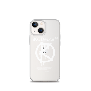 Clear (iPhone Case) White