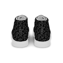 Load image into Gallery viewer, "VAMP" Monogram Logo (High-Top Canvas Shoes) Black