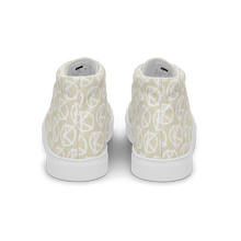 Load image into Gallery viewer, "VAMP" Monogram Logo (High-Top Canvas Shoes) Beige