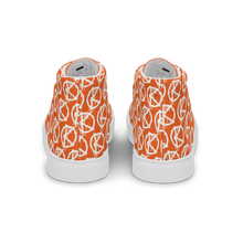 Load image into Gallery viewer, "VAMP" Monogram Logo (High-Top Canvas Shoes) Orange