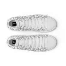 Load image into Gallery viewer, "VAMP" Monogram Logo (High-Top Canvas Shoes) White