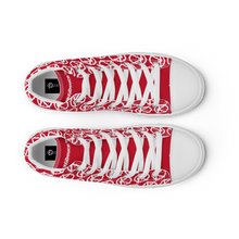 Load image into Gallery viewer, "VAMP" Monogram Logo (High-Top Canvas Shoes) Red
