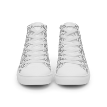 Load image into Gallery viewer, "VAMP" Monogram Logo (High-Top Canvas Shoes) White