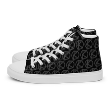 Load image into Gallery viewer, "VAMP" Monogram Logo (High-Top Canvas Shoes) Black