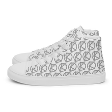 Load image into Gallery viewer, &quot;VAMP&quot; Monogram Logo (High-Top Canvas Shoes) White
