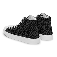 Load image into Gallery viewer, "VAMP" Monogram Logo (High-Top Canvas Shoes) Black