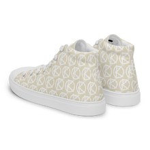 Load image into Gallery viewer, "VAMP" Monogram Logo (High-Top Canvas Shoes) Beige