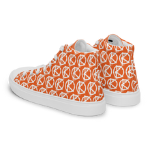 Load image into Gallery viewer, "VAMP" Monogram Logo (High-Top Canvas Shoes) Orange