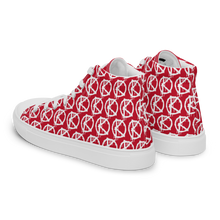 Load image into Gallery viewer, "VAMP" Monogram Logo (High-Top Canvas Shoes) Red