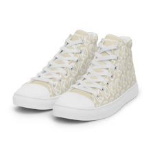 Load image into Gallery viewer, "VAMP" Monogram Logo (High-Top Canvas Shoes) Beige