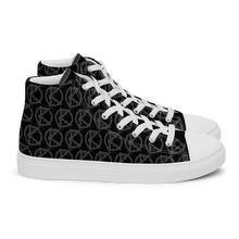 Load image into Gallery viewer, "VAMP" Monogram Logo (High-Top Canvas Shoes) Black