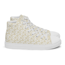 Load image into Gallery viewer, "VAMP" Monogram Logo (High-Top Canvas Shoes) Beige