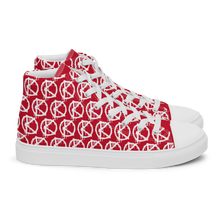 Load image into Gallery viewer, &quot;VAMP&quot; Monogram Logo (High-Top Canvas Shoes) Red
