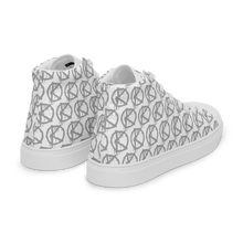 Load image into Gallery viewer, "VAMP" Monogram Logo (High-Top Canvas Shoes) White