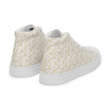 Load image into Gallery viewer, &quot;VAMP&quot; Monogram Logo (High-Top Canvas Shoes) Beige
