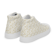 Load image into Gallery viewer, "VAMP" Monogram Logo (High-Top Canvas Shoes) Beige