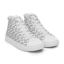 Load image into Gallery viewer, "VAMP" Monogram Logo (High-Top Canvas Shoes) White