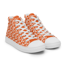 Load image into Gallery viewer, "VAMP" Monogram Logo (High-Top Canvas Shoes) Orange