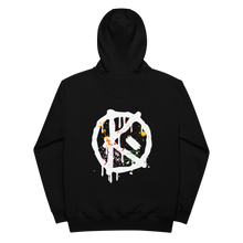 Load image into Gallery viewer, Paint Splattered (Hoodie) Black