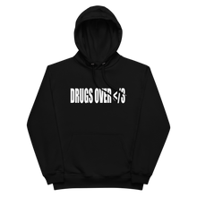 Load image into Gallery viewer, DRUGS OVER LUV (Hoodie) Black