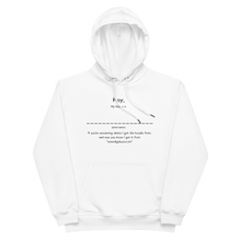 Load image into Gallery viewer, What's Your Name (Hoodie) White