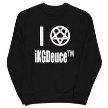 Load image into Gallery viewer, I 𖤐 iKGDeuce™ (Crewneck Sweatshirt) Black