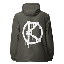 Load image into Gallery viewer, Logo In Name (Zip-Up Windbreaker Hoodie)