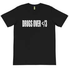 Load image into Gallery viewer, DRUGS OVER LUV (T-Shirt) Black