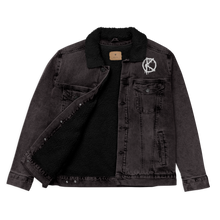 Load image into Gallery viewer, Logo (Denim Sherpa Jacket)