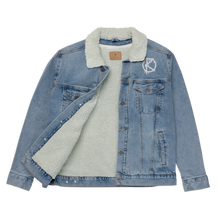 Load image into Gallery viewer, Logo (Denim Sherpa Jacket)