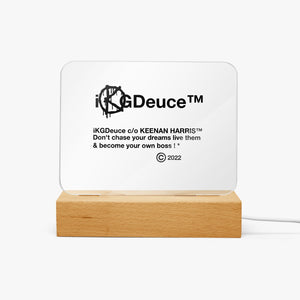 Rectangle (Acrylic Plaque with Stands)