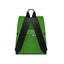 Load image into Gallery viewer, Zipper-Up (Leather Backpack) Green
