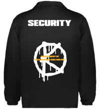 Load image into Gallery viewer, SECURITY (Windbreaker Jacket) Black
