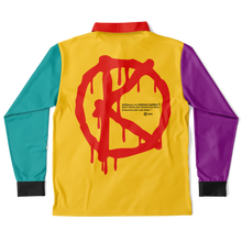 Load image into Gallery viewer, 17&#39; BILL (LongSleeve Polo Shirt) Yellow/Teal/Purple/Red/Black
