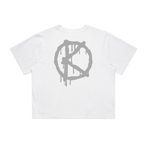 Women's Addict (Cropped Tee) White