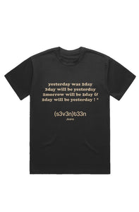iKGDeuce™ x 17Jeans® "Yesterday 2day (T-Shirt) Bla