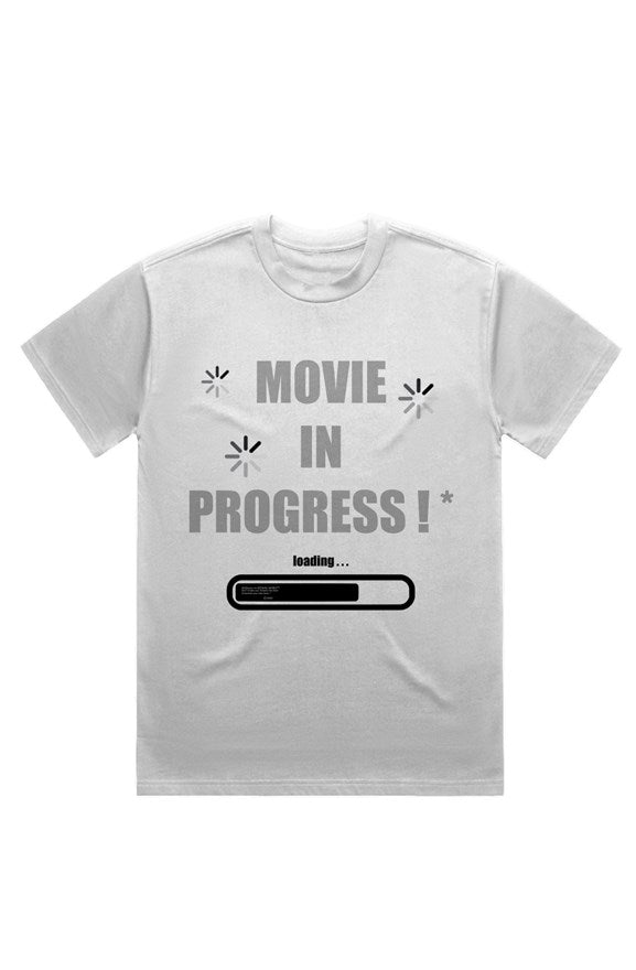 MOVIE IN PROGRESS! * (T-Shirt) White