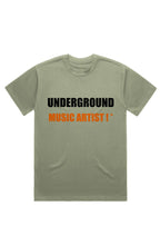 Load image into Gallery viewer, UNDERGROUND MUSIC ARTIST ! * (T-Shirt) Pistachio
