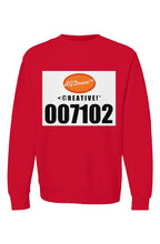 Load image into Gallery viewer, &lt; K R E A T I V E ! * (Crewneck Sweatshirt) Red
