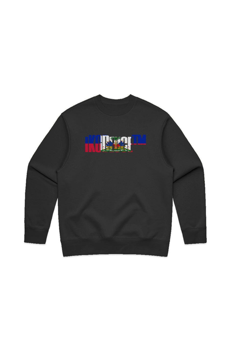 Haiti (Crewneck Sweatshirt) Black