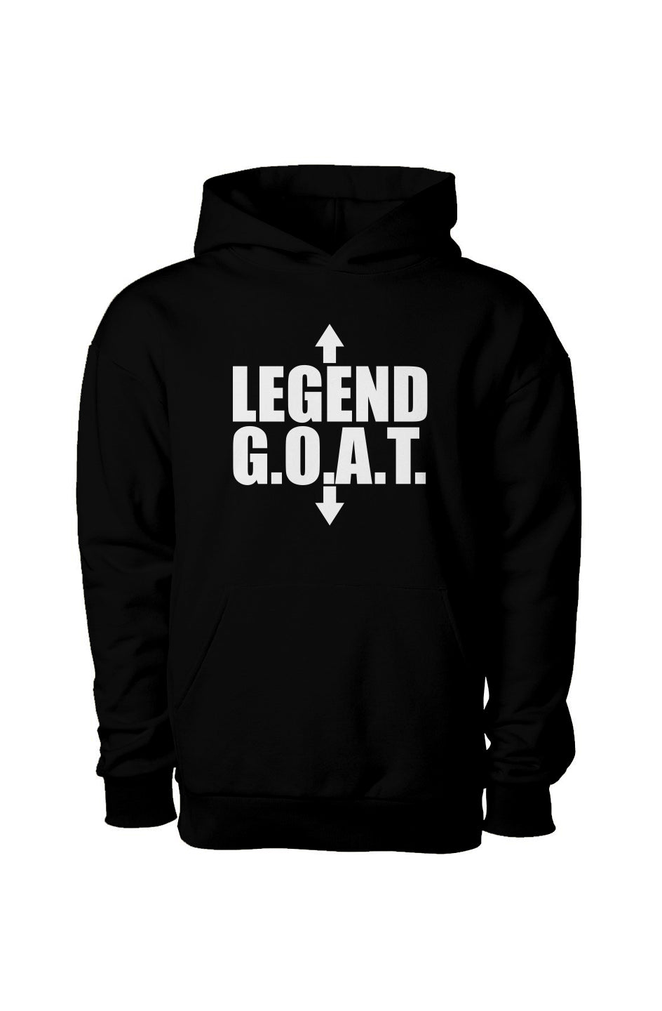 Legend/G.O.A.T. (Hoodie) Black