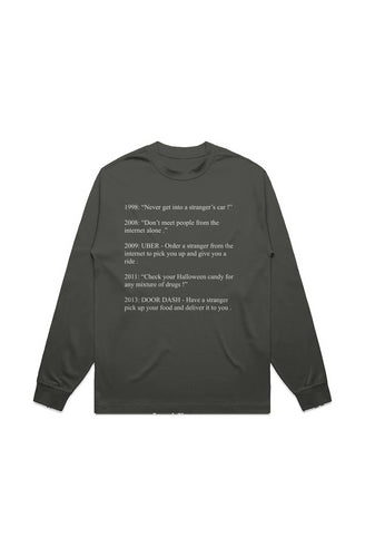 Fuck Old Warnings (LongSleeve Shirt) Cypress