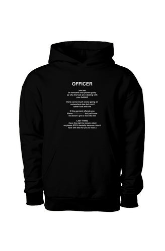 OFFICER (Hoodie) Black