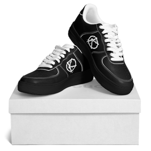 Low-Top (Leather Sneakers) Black/White