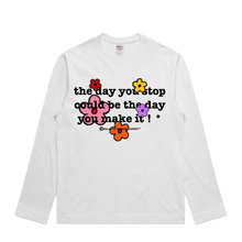Load image into Gallery viewer, THE DAY ! * (LongSleeve Shirt) White
