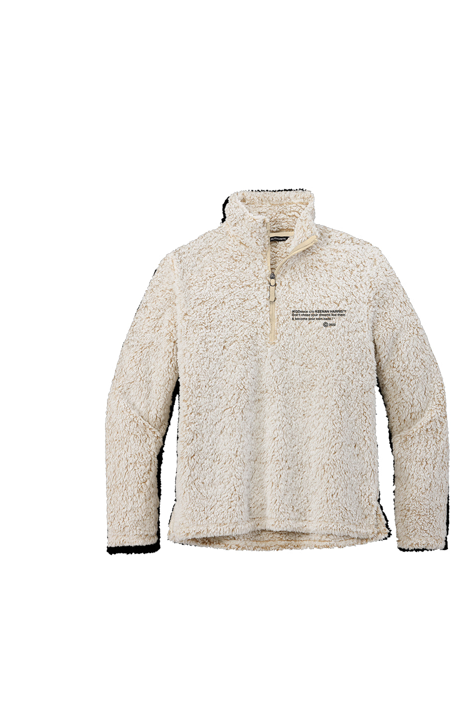 Kozy (Sherpa 1/4 Zip Pullover) Oatmeal Heather