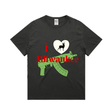 Load image into Gallery viewer, I <3 Milwaukee (T-Shirt) Black
