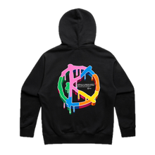 Load image into Gallery viewer, "DELUSIONAL" (Zip-Up Hoodie) Black
