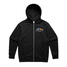 Load image into Gallery viewer, "DELUSIONAL" (Zip-Up Hoodie) Black
